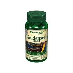   GOLDEN SEAL ROOT Capsules 470 mg. 100 Capsules
