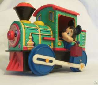Vintage Mickey Mouse Litho Battery Operated Train  