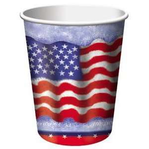  God Bless America 7 oz. Paper Cups (8 count): Toys & Games