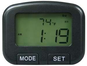   Operated Digital Stick On Alarm Clock & Timer 047404315712  