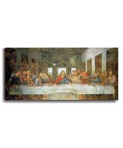 The Last Supper by Da Vinci Canvas Art  