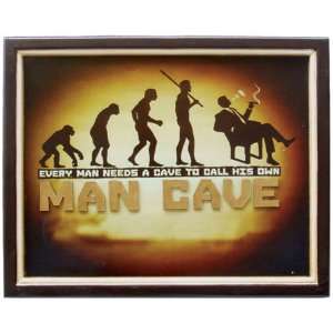  Vintage Wooden Sign   Cave to Call His Own Toys & Games