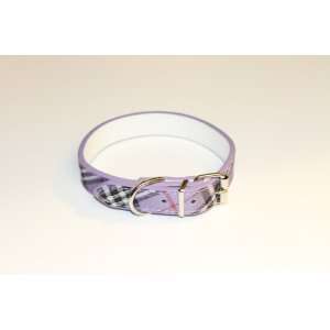  Purple Collar for Pets Burberry Design