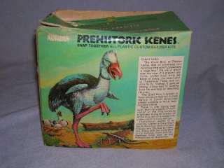 Vintage 1972 Aurora Giant Bird Prehistoric Scenes Plastic Model Kit w 