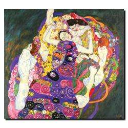 Gustav Klimt Virgins Canvas Art  
