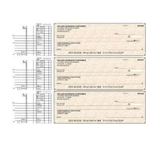    Tan Parchment Multi Purpose Business Checks: Office Products