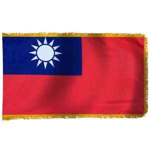  Taiwan Flag 3X5 Foot E Poly PH and FR Patio, Lawn 