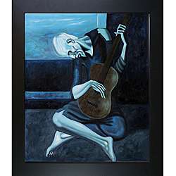 Pablo Picasso The Old Guitarist Canvas Art  Overstock