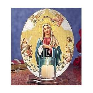  The Coronation of Mary Votive Plate: Home & Kitchen