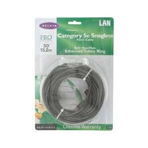  Belkin 50 Foot RJ45 CAT5E Patch Cable, Snagless Molded 