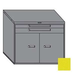  45W Modular Cabinet 38H 2 Drawers/W Door & Shelf, Keyed 