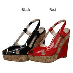 Lovely People Womens Connie Wedge Sandals  Overstock