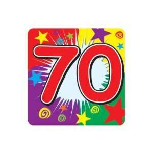  70th Birthday Supplies: 70th Birthday Coasters: Health 