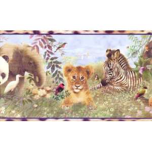  Baby Jungle Animal Wallpaper Border