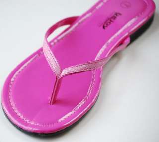 Women Glitter Colorful Size Thong Flats Flip Sandals  