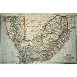  Andree map of South Africa (1893)