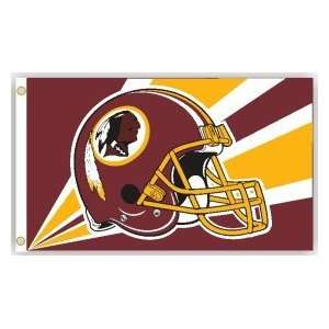 Washington Redskins 3x5 Helmet Design Flag: Sports 