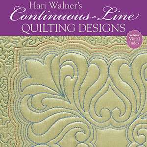 CONTINUOUS LINE QUILT DESIGNS Walner Patterns NEW BOOK  