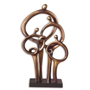  Uttermost 24.4 Inch Family Connections Sculpture Dark 