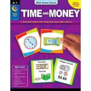   Math Games Galore Time and Money, Gr. 3 Grade Level 3 Toys & Games