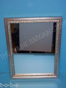 Pottery Barn silver leaf Keepsake Wall Bathroom Vanity Accent Mirror 