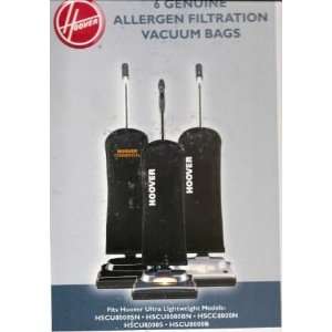 Hoover Vacuum Bags Allergen Filtration 6 Pack 