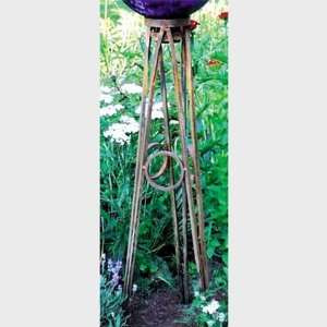  Natural Iron Gazing Globe Stand: Patio, Lawn & Garden