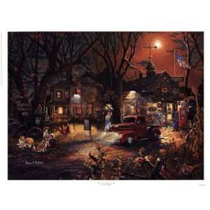   Faulkner The Silver Wolf Lodge 17x13 Poster Print