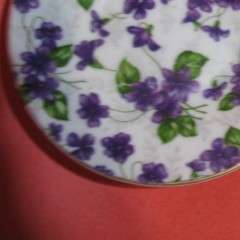 Vintage Inarco Tea cup & saucer set JAPAN Violets  