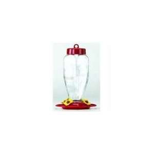 Gardner 24 Oz Glass Hummingbird Feeder Red: Home & Kitchen