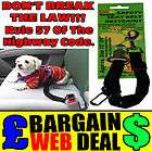 new black lead travel safety car seat belt clip restraint dog doggy 