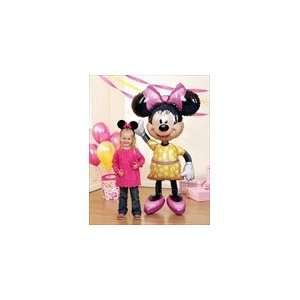    Minnie Mouse Airwalker 54 Jumbo Foil Balloon: Toys & Games
