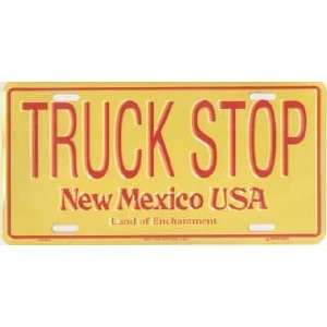  New Mexico Truck Stop Metal License Plate Tag Sports 