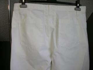 POLO RALPH LAUREN OFF WHITE COTTON CASUAL PANTS 32/30 NEW NWOT  