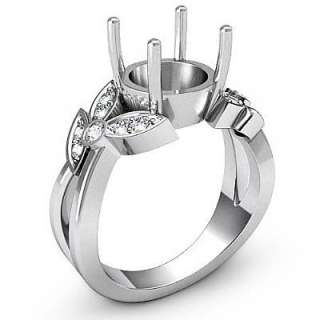 ct round diamond custom engagement ring setting w gold