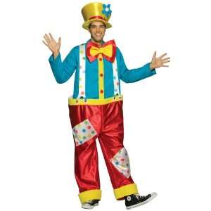 Lets Party By Rasta Imposta Clown (Male) Adult Costume / Red   Size 