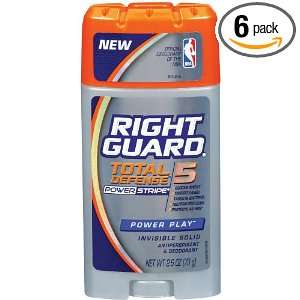Right Guard Total Defense Powerstripe, Power Play, 2.6 Ounce Units 