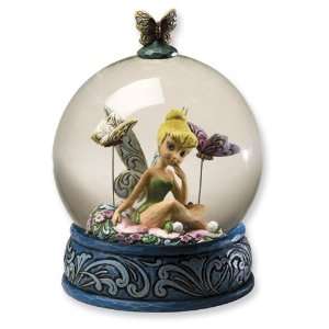   Disney Traditions Tinker Bell Butterfly Kisses Waterglobe Jewelry