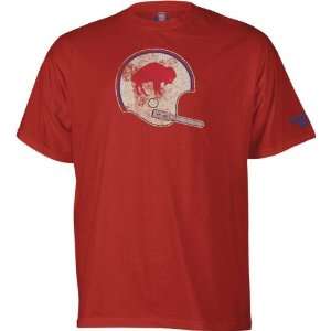 Buffalo Bills  Red  Soda Rubber Gridiron Classics Helmet T Shirt 