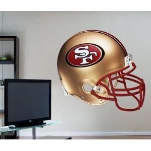 San Francisco 49ers Fathead Helmet Wall Decal:  Home 
