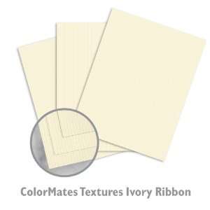  ColorMates Textures Ivory Ribbon Cardstock   250/Package 
