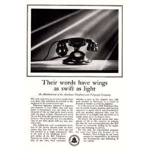   American Telephone Their words have wings American Telephone