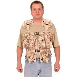 Digital Desert Camouflage Tactical Load Bearing Vest   One Size Fits 