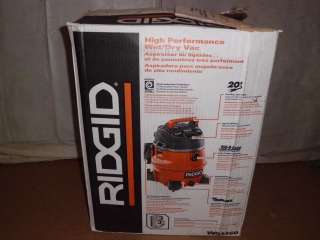 RIDGID HI PERFORMANCE 6HP 14 GALLON WET/DRY VAC WD1450  