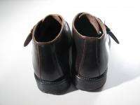 Robert Wayne NEW YORK Ankle Boots Brown Leather Buckle Mens 11M 11 M 