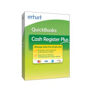 Quickbooks Cash Register Plus w/ Hardware NEW cash drawer receipt 