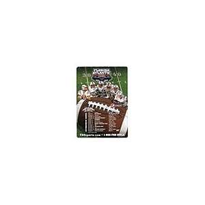   Qty 125 Sports Schedule Magnets, 3 1/2 in. x 5 5/8 in.