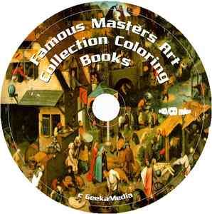Famous Art Masters Coloring Books for Kids on cd  