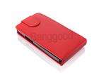 Red Flip Leather Case for Samsung Galaxy S2 i9100  