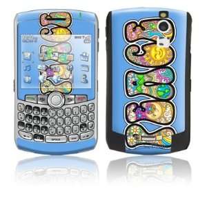 Peace Text Design Protective Skin Decal Sticker for Blackberry Curve 